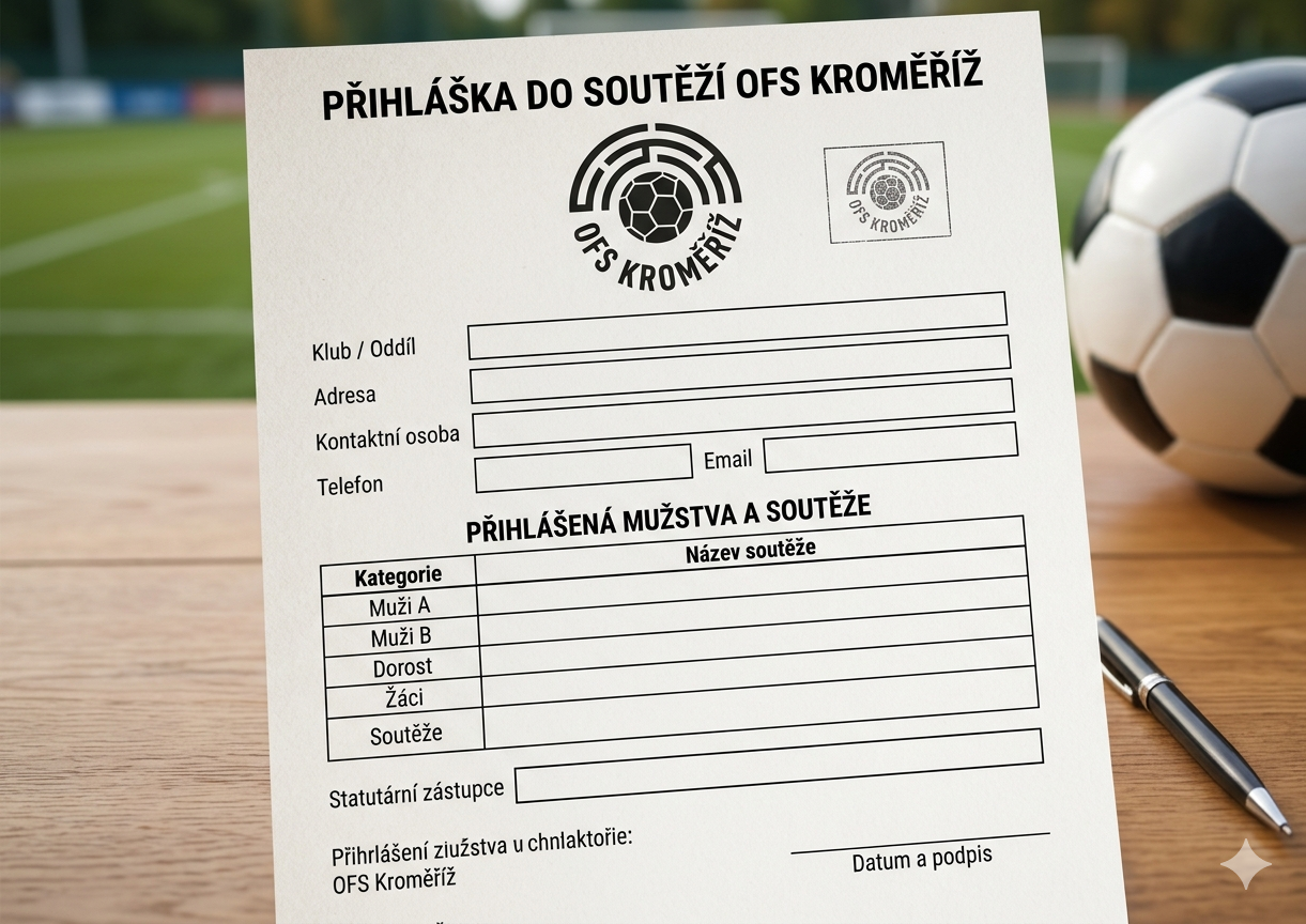 Přihláška do soutěží OFS 2026/2027